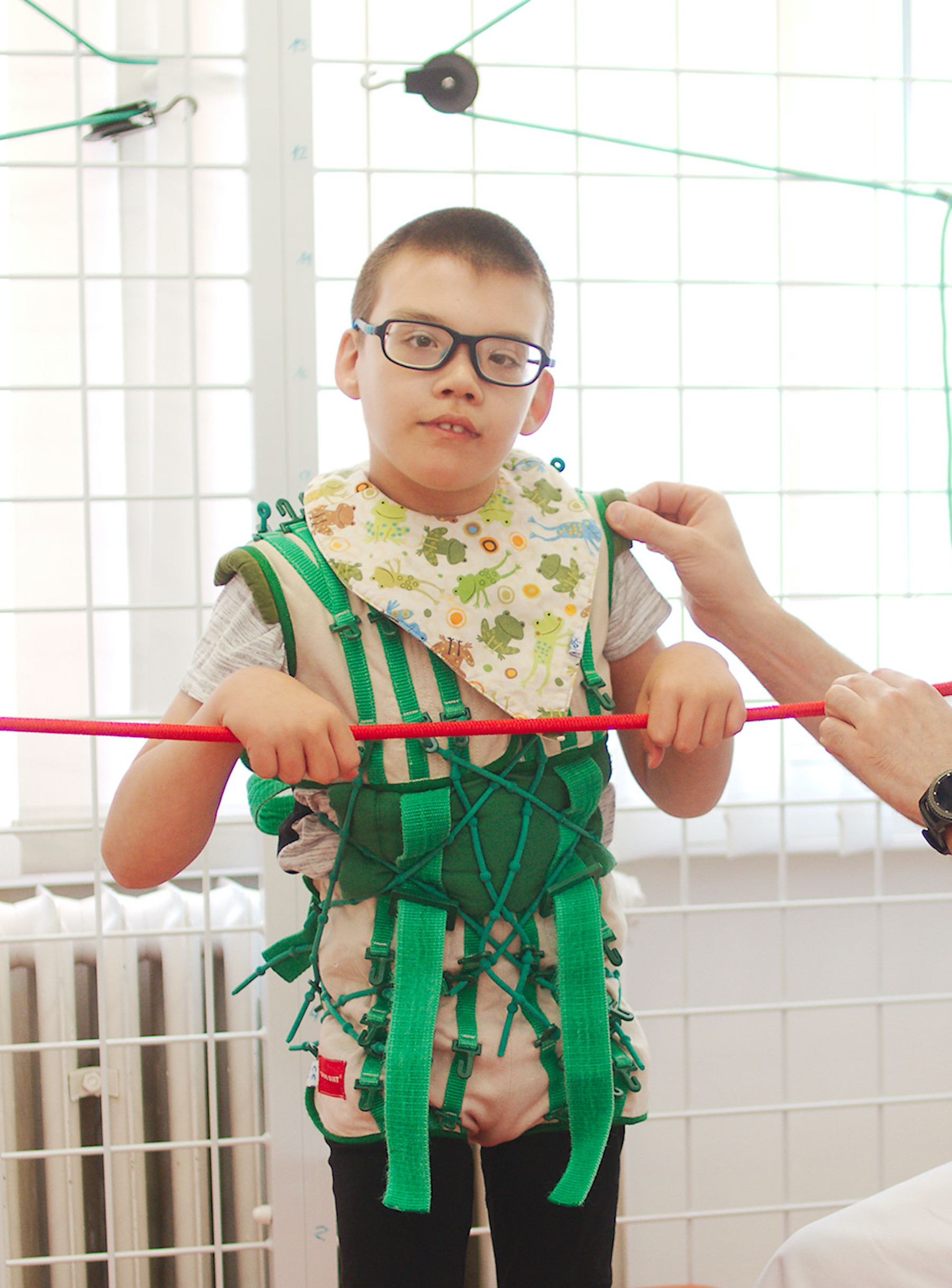 Jakub Komrzí na neurorehabilitaci Jakub Komrzí na neurorehabilitaci