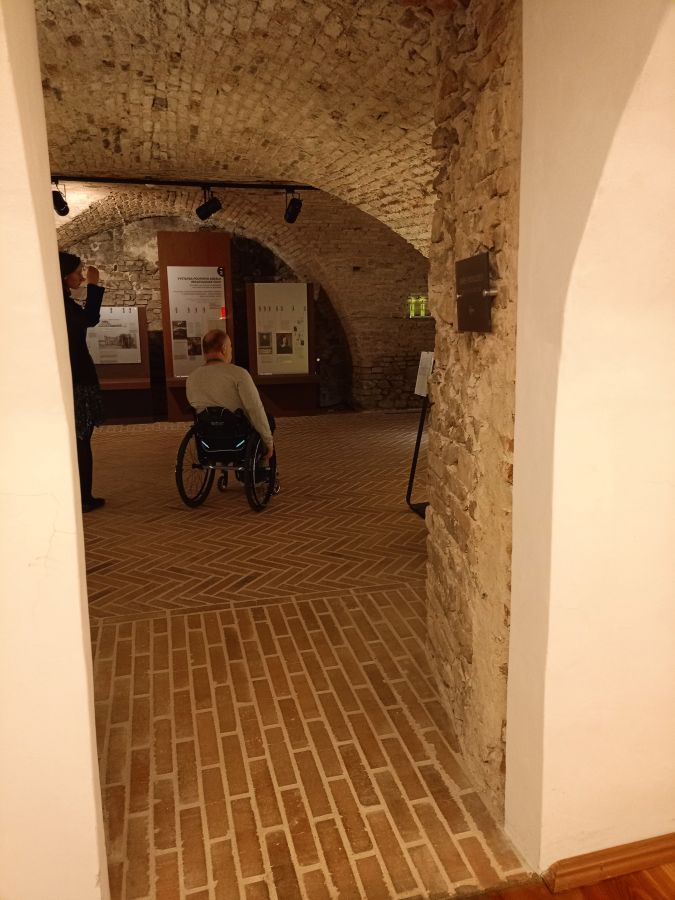 Vstup do muzea od výtahu