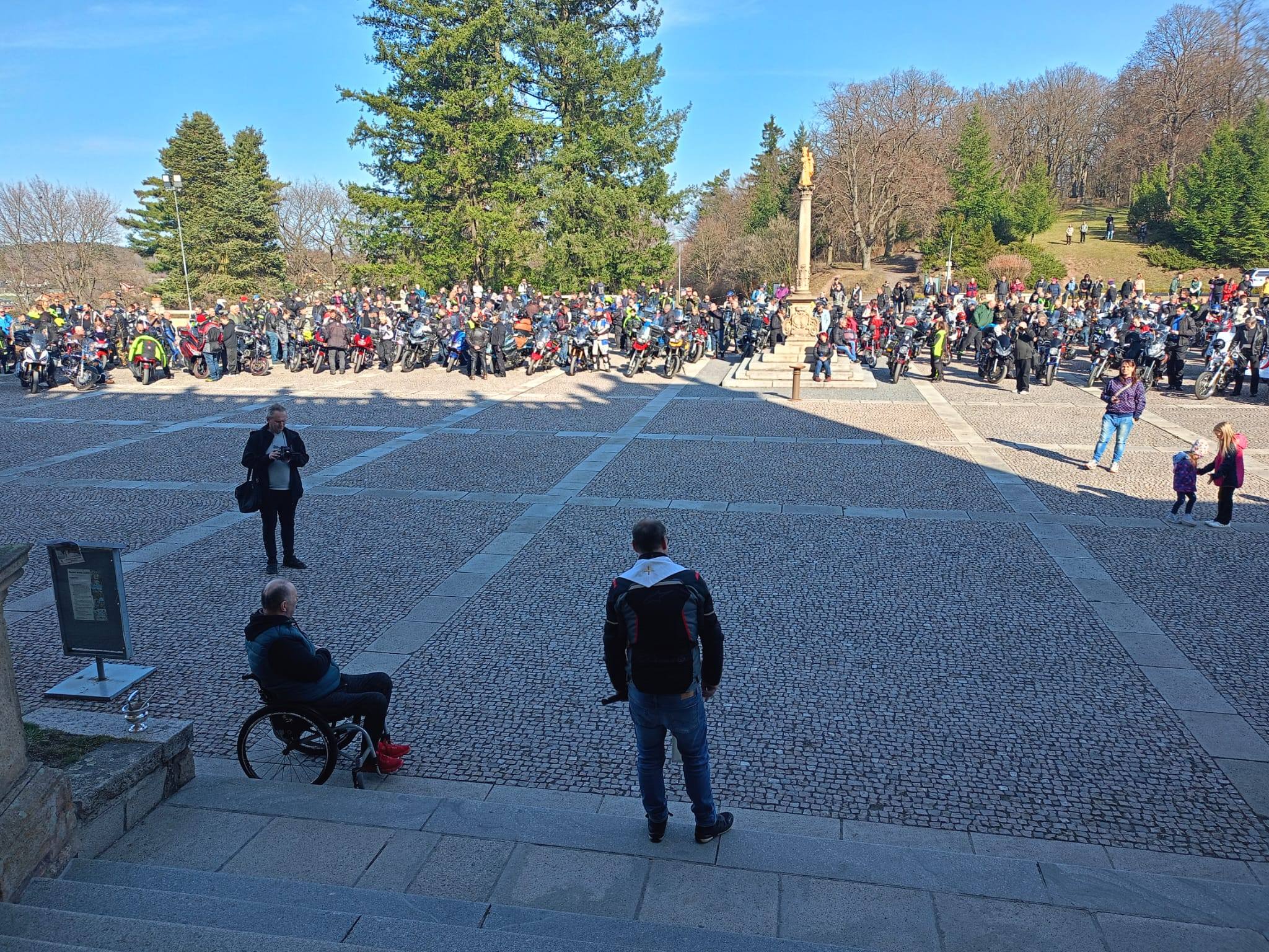 Žehnání motorek - Svatá hora Příbram