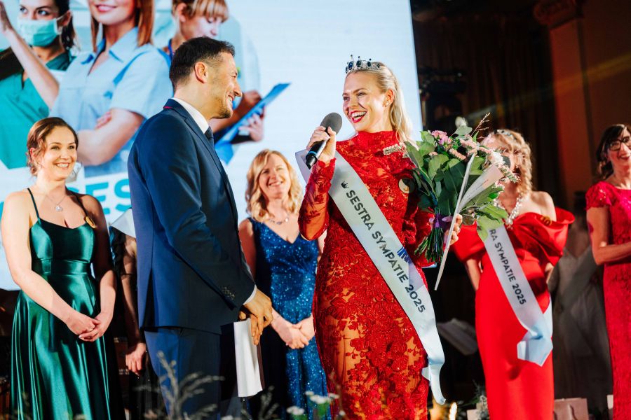 Gratulace vítězce