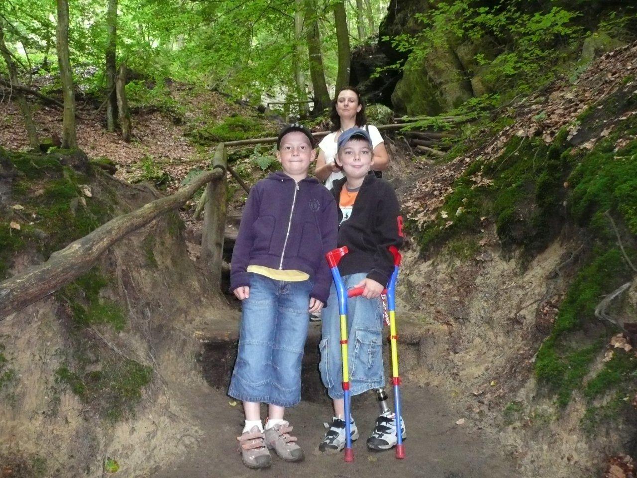 S rodinou a&nbsp;kamarádem na výletě