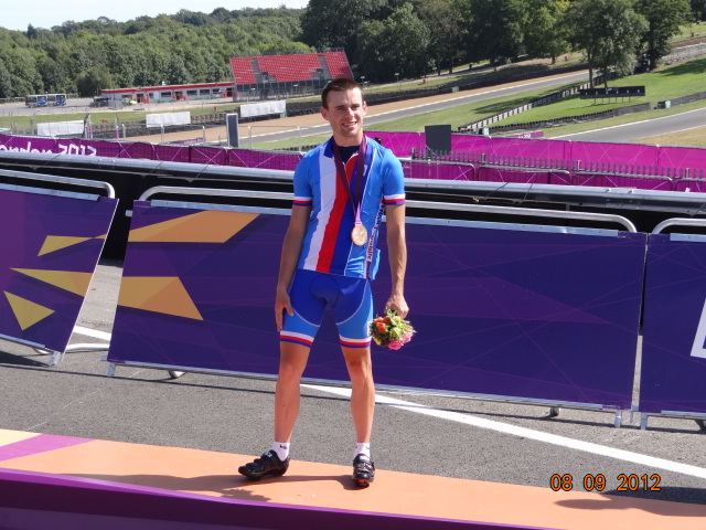 Na stupních vítězů v&nbsp;Londýně 2012