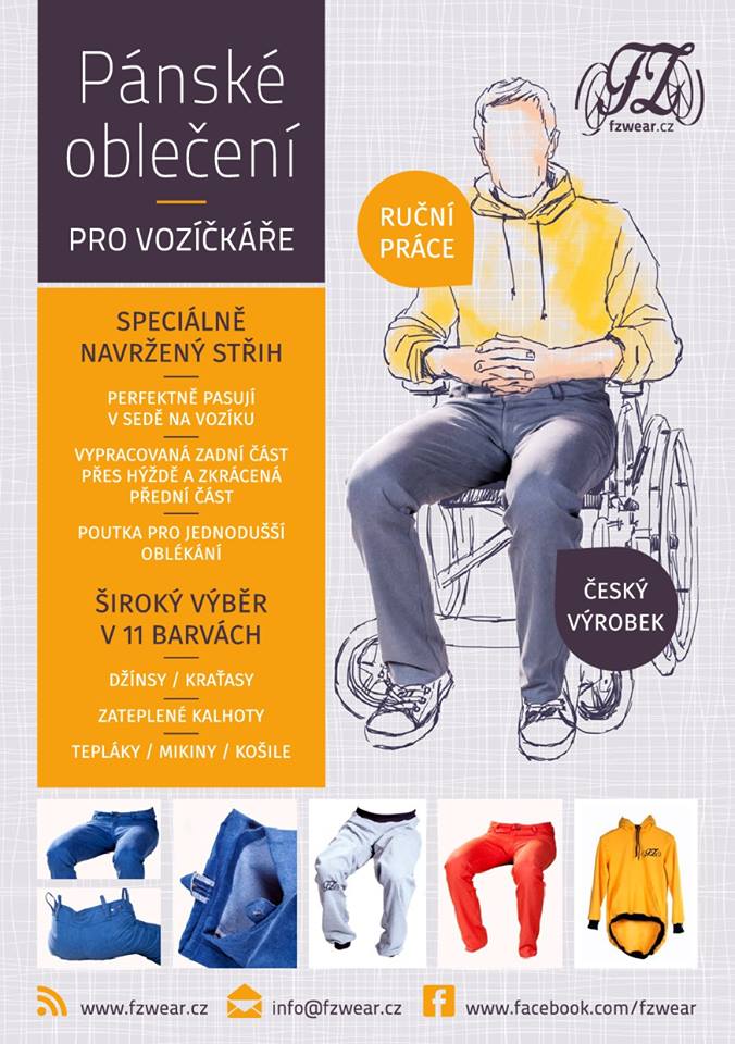 Oblečení pro vozíčkáře Oblečení pro vozíčkáře