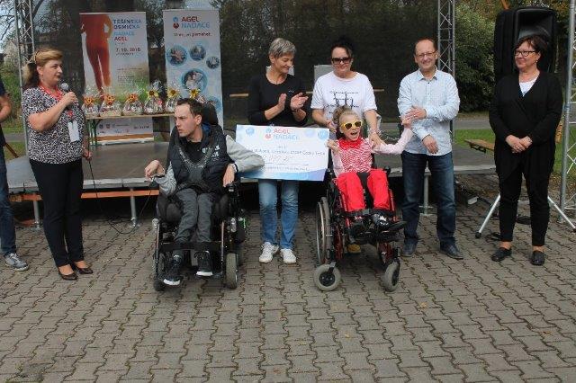 Zástupci střediska Lydie na Těšínské osmičce NADACE AGEL 2018 Zástupci střediska Lydie na Těšínské osmičce NADACE AGEL 2018
